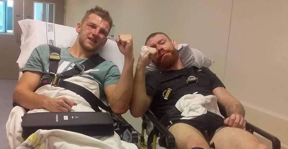 Paul Felder sa fanúšikom prihovoril a ukázal opuch tváre pár hodín po hlavnom zápase večera UFC Auckland