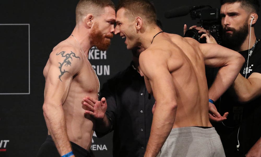 Kompletné výsledky UFC Auckland: Paul Felder vs Dan Hooker