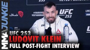 UFC 253: Ľudovít Klein pozápasový rozhovor