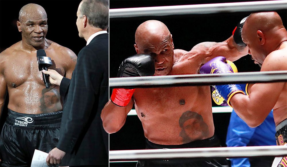 Mike Tyson vs Roy Jones Jr. reakcie