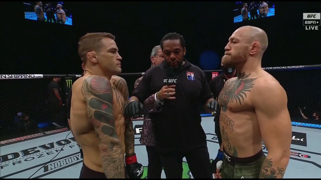 UFC 257: Celý odvetný zápas Dustin Poirier vs Conor McGregor 2