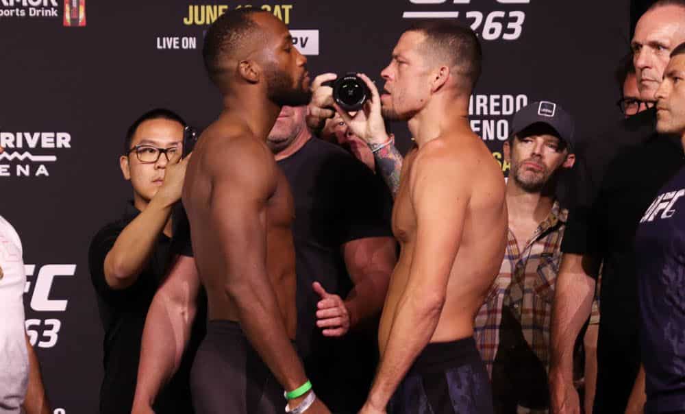 UFC 263 Leon Edwards vs Nate Diaz