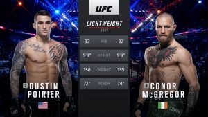 UFC 264 Dustin Poirier vs Conor McGregor 3