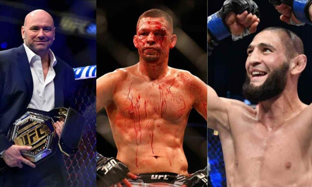 Khamzat Chimaev Nate Diaz