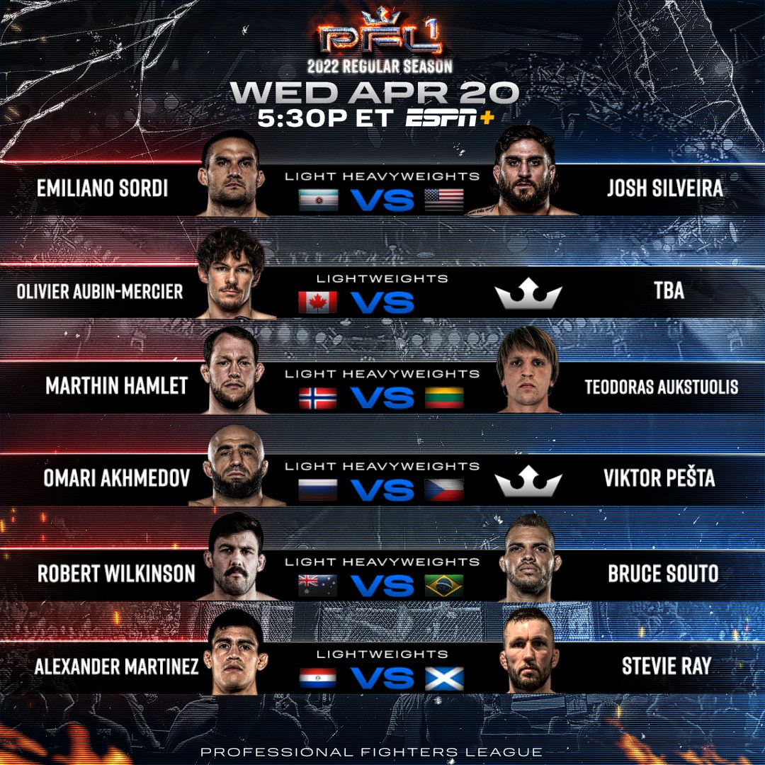 fight card PFL