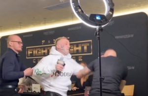 VIDEO: Flexking a Baron si na tlačovej konferencii Fight Night Challenge rozdávali údery!
