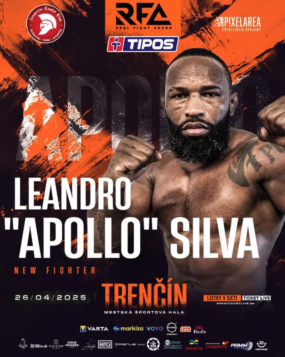 Potvrdené! Na turnaji RFA v Trenčíne sa predstaví bývalý Oktagon a UFC zápasník