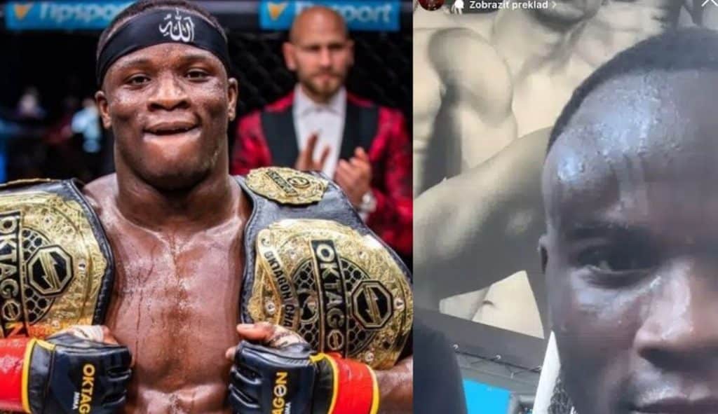 VIDEO Wau! Dvojnásobný šampión Oktagonu Losene Keita sparoval s ťažkotonážnikom Štefanom Vojčákom